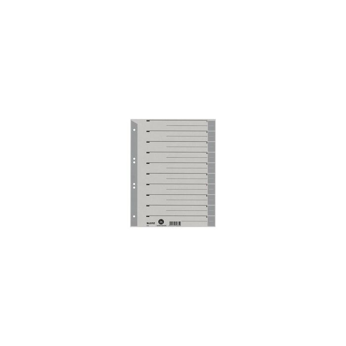 LEITZ Intercalaires, format A4 extra large, en carton solide