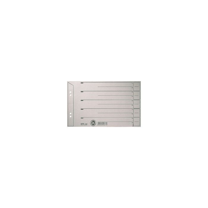 LEITZ Intercalaires, format A5 paysage, carton solide