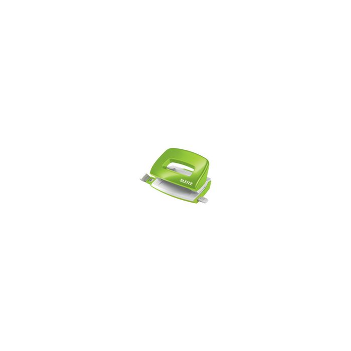 LEITZ Mini perforateur Nexxt 5060, en carton, vert métallisé