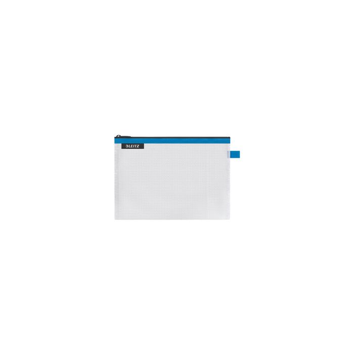 LEITZ Pochette à fermeture zip WOW Traveller, L, bleu