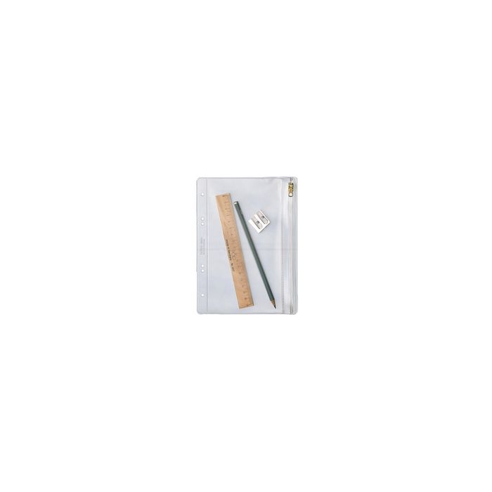 LEITZ Pochette à fermeture zip, A5, PVC, grainé