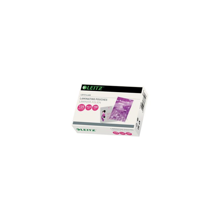 LEITZ Pochette de plastification, 65 x 95 mm, 250 microns