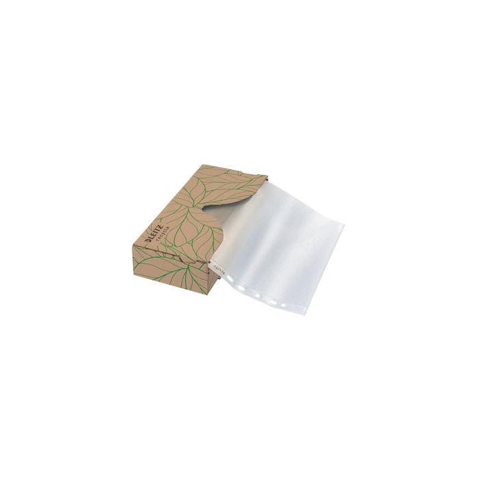 LEITZ Pochette perforée Recycle, A4, PP, grainé, 0,07 mm