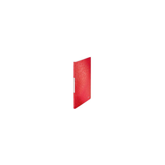 LEITZ Protège-documents WOW, A4, PP, 40 pochettes, rouge