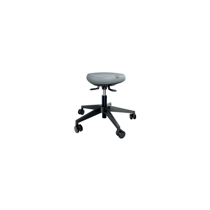 LEITZ Tabouret Ergo Active, roulettes + assise équilibrée