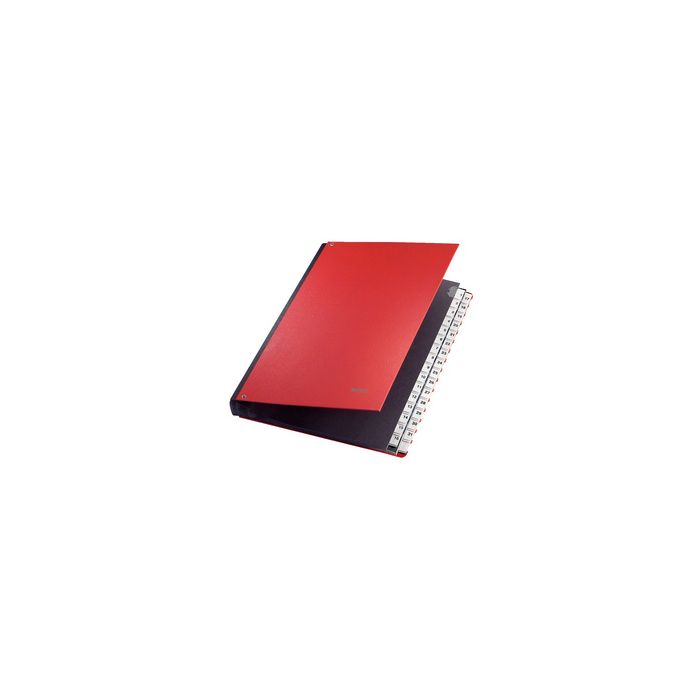 LEITZ Trieur à soufflet, A4, 1-31, 32 compartiments, rouge