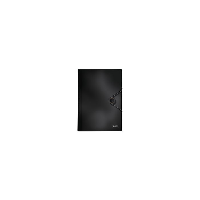 LEITZ Trieur ménager Solid, A4, PP, 6 compartiments, noir
