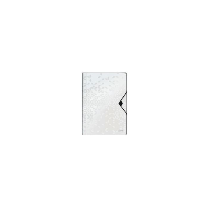 LEITZ Trieur ménager WOW, A4, PP, 6 compartiments, blanc
