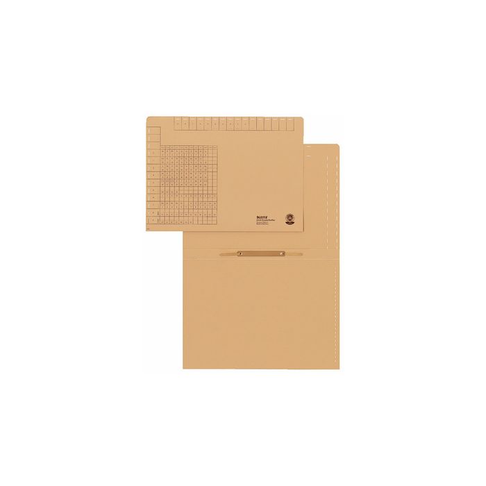 LEITZ chemise de rangement avec pli mobile, A4, natron x50