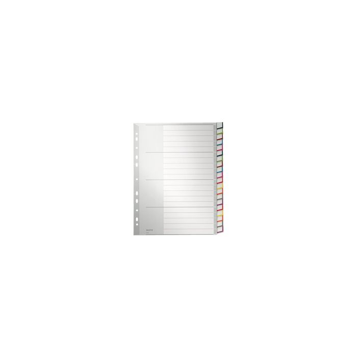 LEITZ intercalaire en plastique, blanc, A4 extra large,