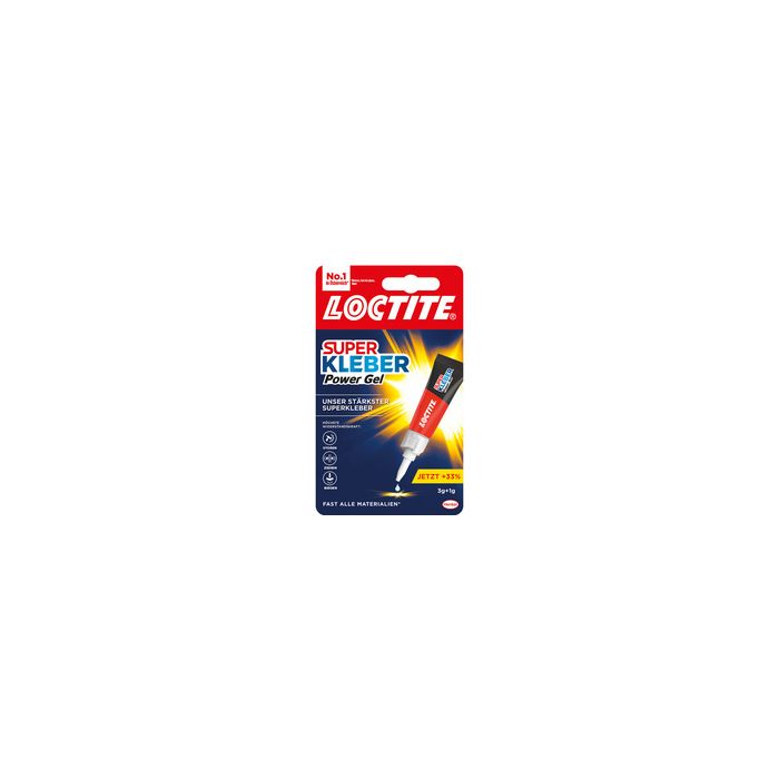 LOCTITE Sekundenkleber Power Gel, 4 g Tube