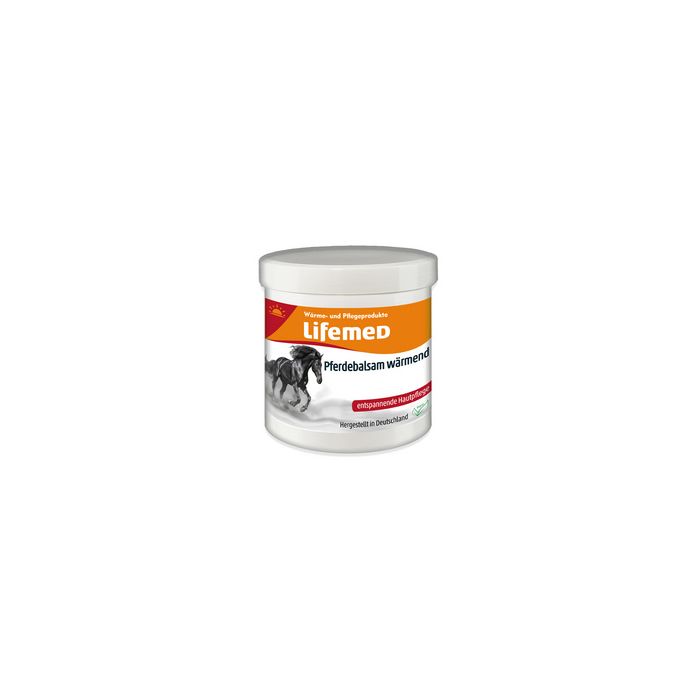Lifemed Baume du cheval, chauffant, pot de 500 ml