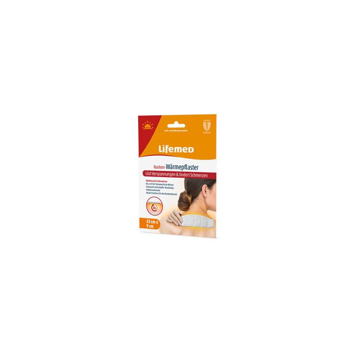 Lifemed Patch chauffant pour la nuque, 230 x 90 mm, blanc