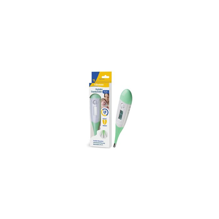 Lifemed Thermomètre "Flex", blanc/vert