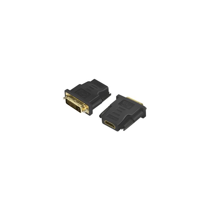 LogiLink Adaptateur HDMI femelle - DVI-D 24+1 mâle, noir