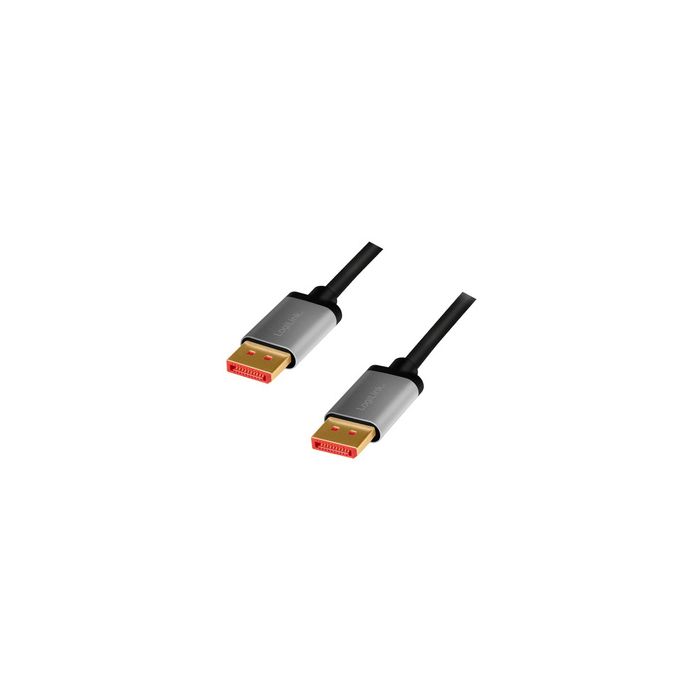 LogiLink Câble DisplayPort 1.4, fiche mâle - mâle, 2,0 m