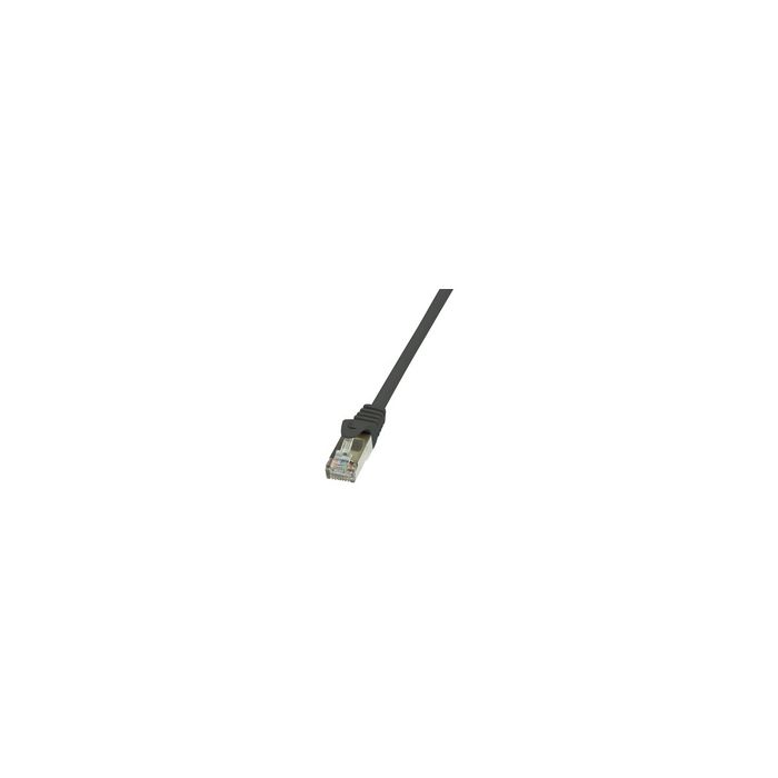 LogiLink Câble Patch, Cat. 5, F/UTP, 7.5 m, noir, gaine en