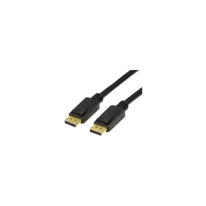 LogiLink Câble de raccordement DisplayPort 1.4, 3,0 m, noir
