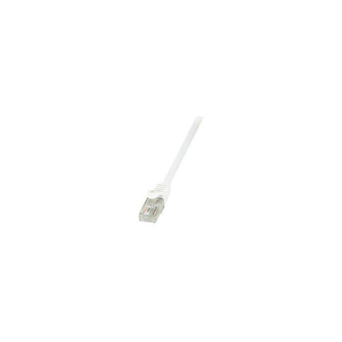 LogiLink Câble patch EconLine, Cat. 6, U/UTP, 15,0 m, blanc