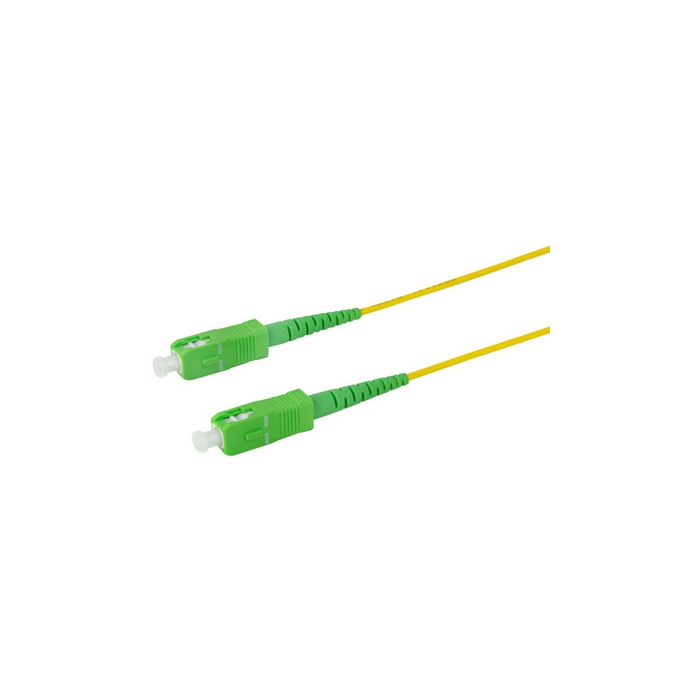 LogiLink Câble patch à fibre optique, 2x SC-Simplex, jaune