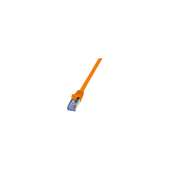 LogiLink Câble patch, Cat. 6A, S/FTP, 1 m, orange