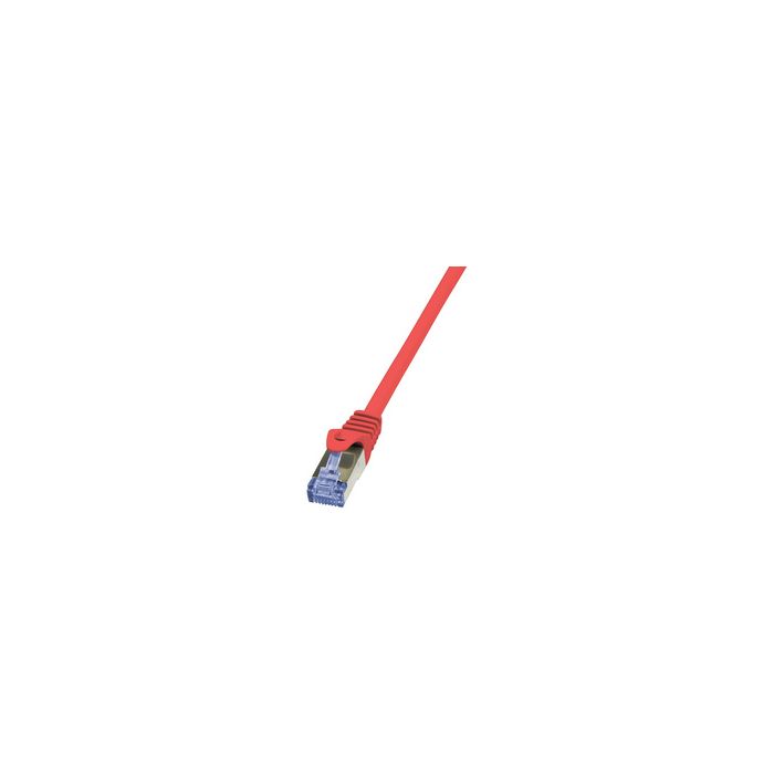 LogiLink Câble patch, Cat. 6A, S/FTP, 10,0 m, rouge