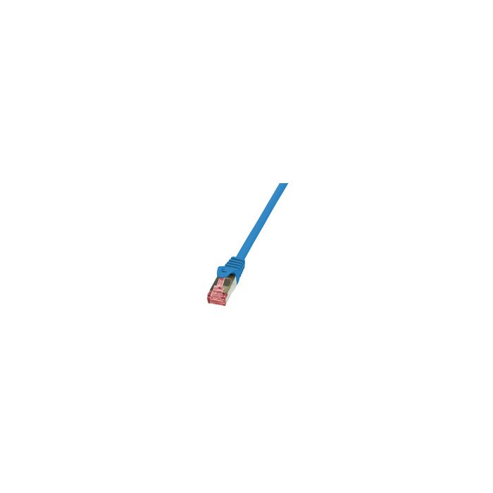 LogiLink Câble patch, Cat. 6, S/FTP, 1,0m, bleu