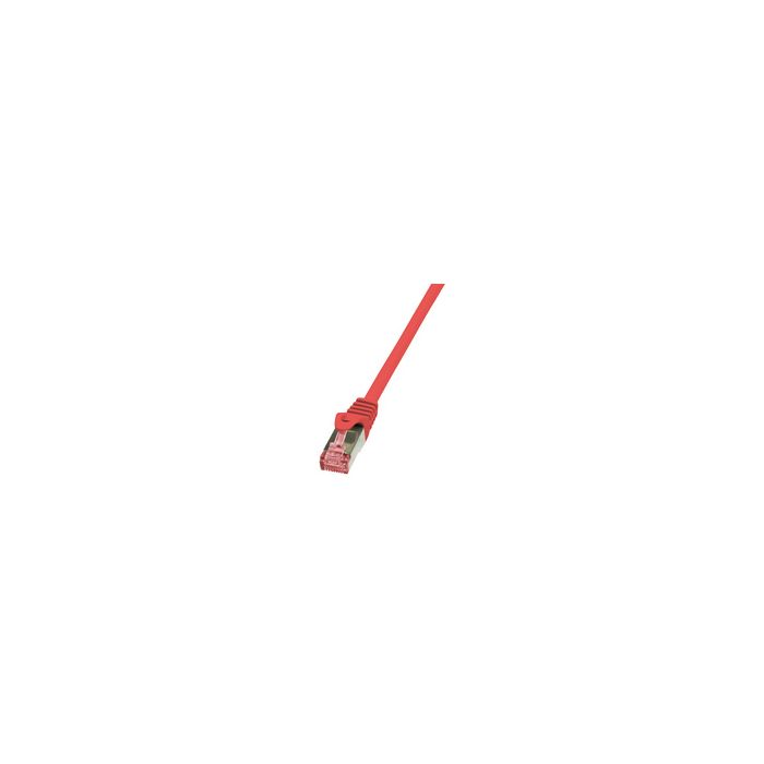 LogiLink Câble patch, Cat. 6, S/FTP, 3 m, rouge