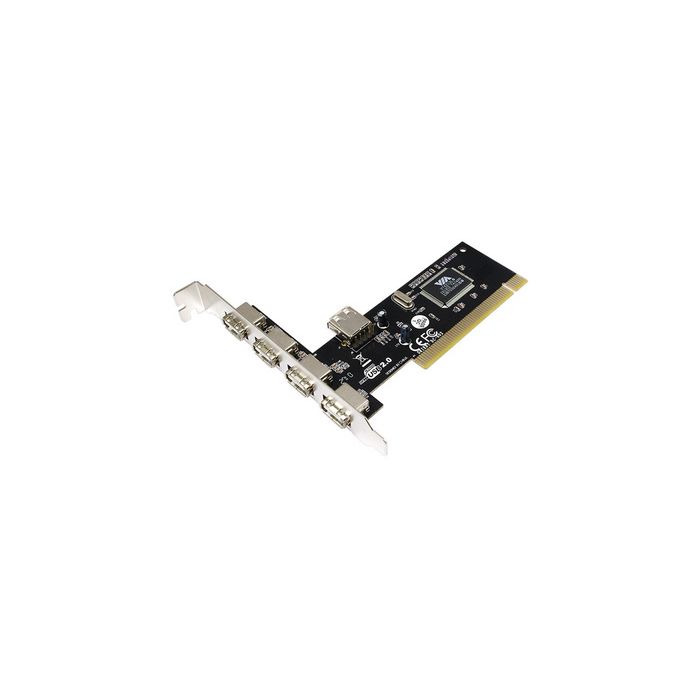 LogiLink Carte PCI USB 2.0, 4 + 1 ports, chipset VIA