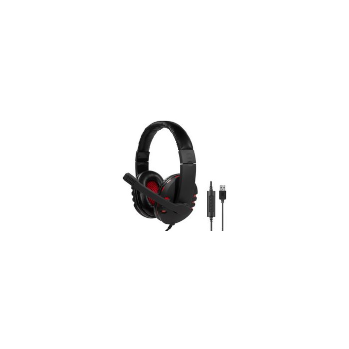 LogiLink Casque audio USB grande qualité, avec microphone