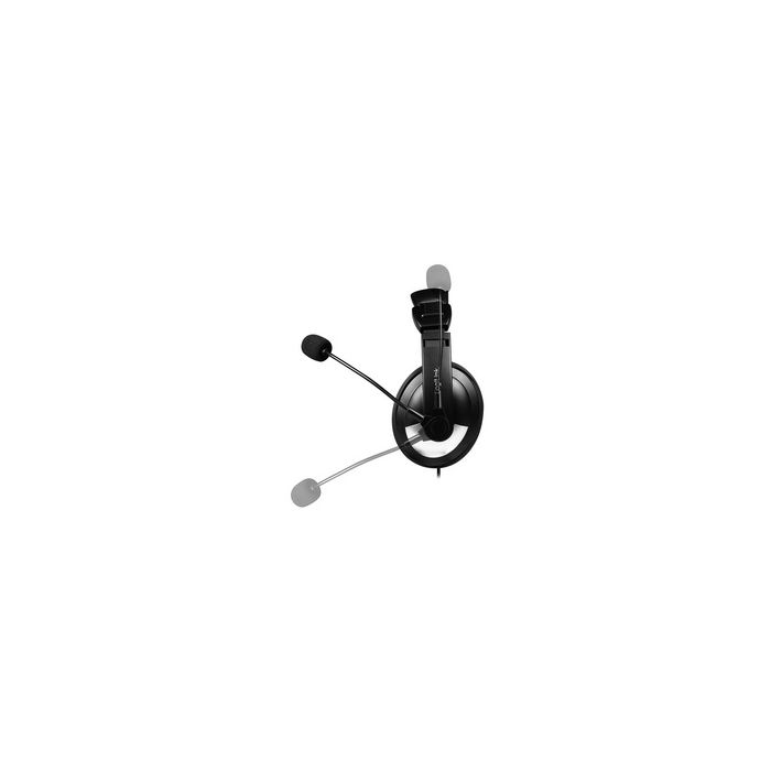 LogiLink Casque audio stéréo avec commande , 1x USB-A, noir
