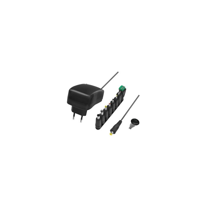 LogiLink Chargeur universel avec port USB, 24 Watt, noir