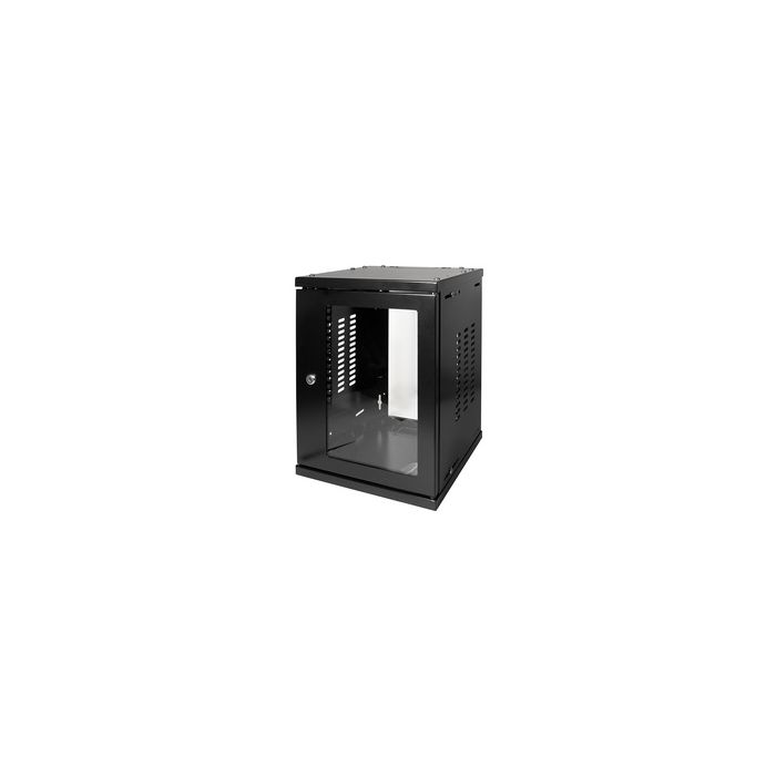 LogiLink Coffret mural 10" SoHo, monté, 8 U, noir
