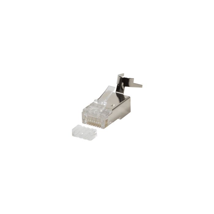 LogiLink Connecteur RJ45 mâle, Cat. 6A / Cat. 8.1A, blindé