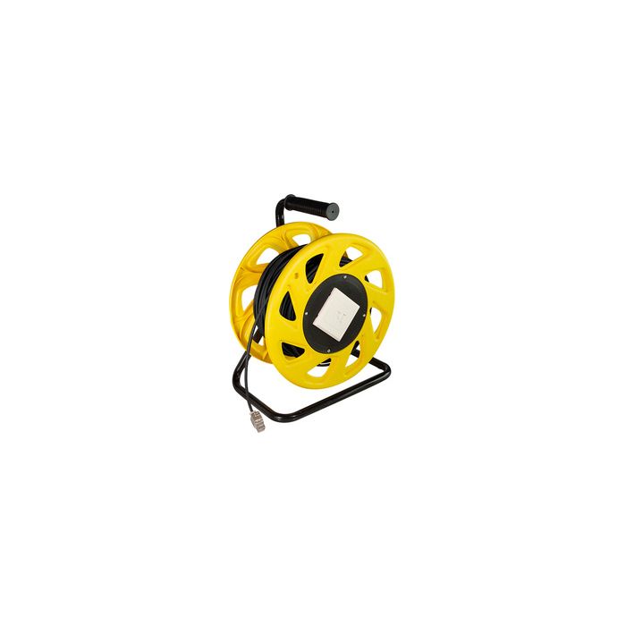 LogiLink Enrouleur de câble réseau, cat. 7, S/FTP, TPE, 60 m