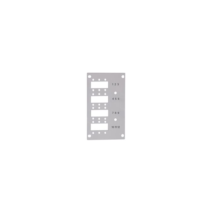 LogiLink Façade pour boîte d'épissures, pour 12 ports