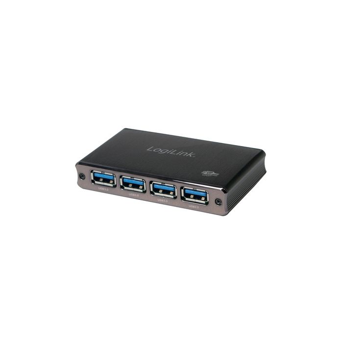 LogiLink Hub USB 3.0 avec bloc d'alimentation, 4 ports,