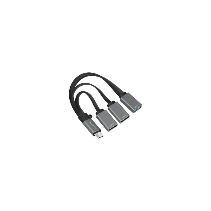 LogiLink Hub USB 3.0 avec fiche USB-C 3.1 Gen1, 3 ports