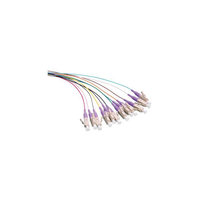 LogiLink Jeu de pigtails fibre optique, LC-Simplex, OS2, 2 m