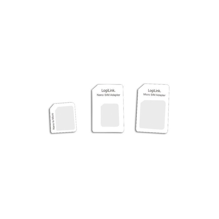 LogiLink Kit adaptateur de carte SIM nano/ micro / standard