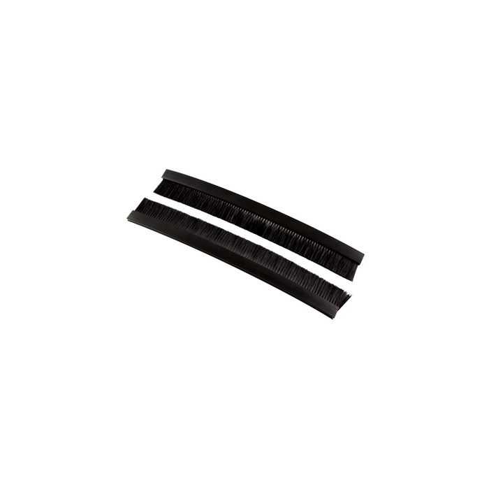 LogiLink Lot de brosses pour entrées de câbles, noir