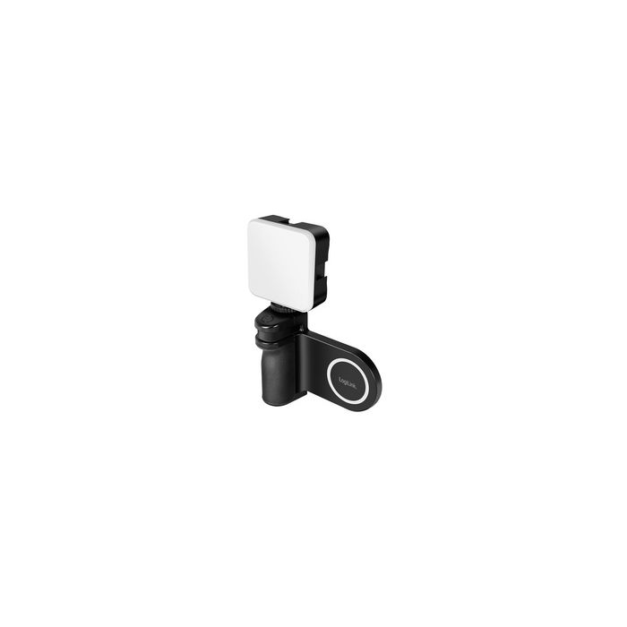 LogiLink Poignée magnétique pour smartphone avec lampe LED