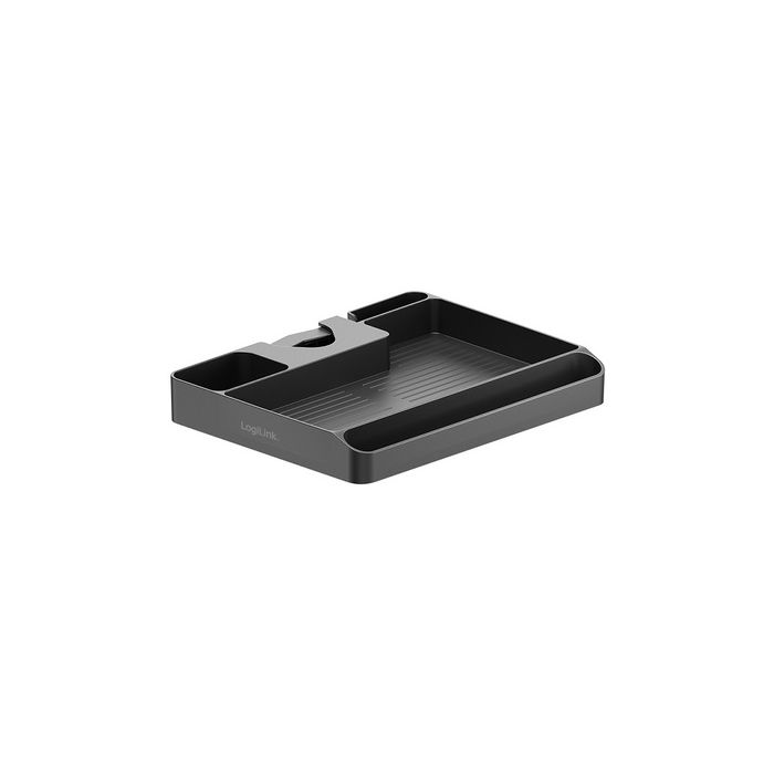 LogiLink Organizer zur Mastbefestigung, schwarz