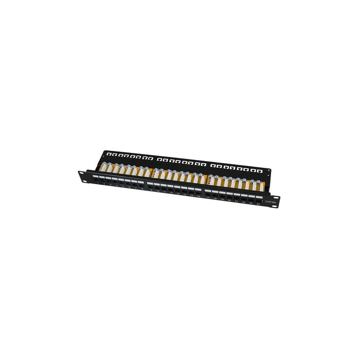 LogiLink Panneau de brassage Keystone 19" cat.6A, non blindé