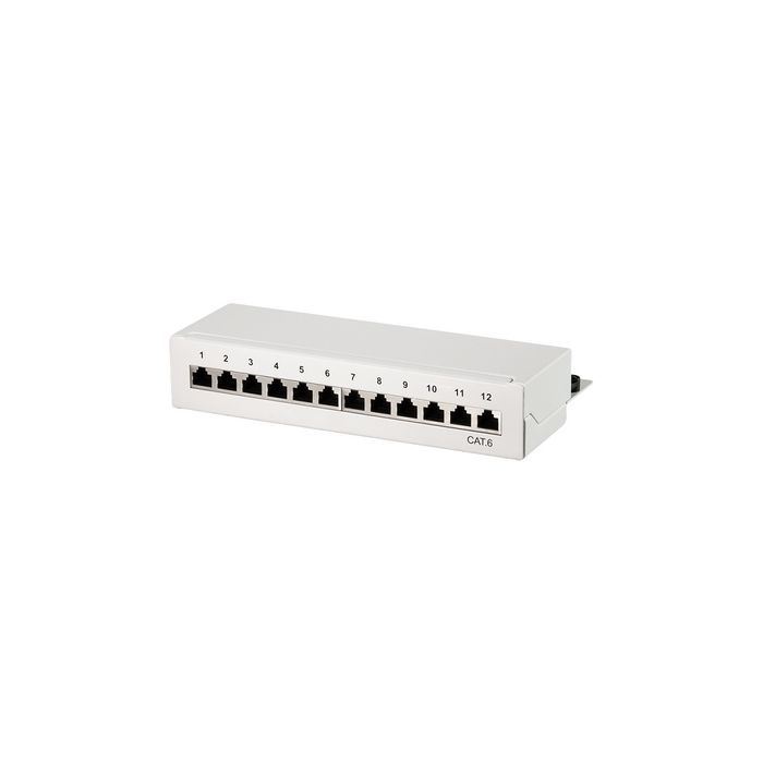 LogiLink Panneau de brassage de bureau Cat.6, blindé,