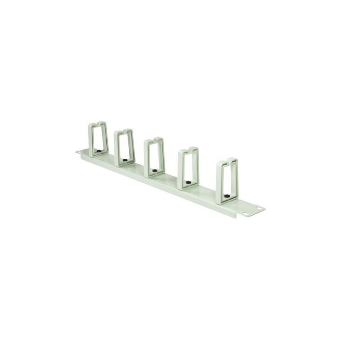 LogiLink Panneau de gestion de câbles 19", 1 U, 5 anneaux en