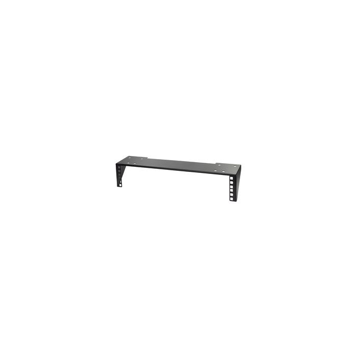 LogiLink Rack 19" pour montage sous table/mural, 2 U, noir