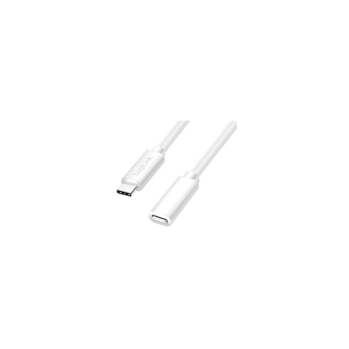 LogiLink Rallonge USB 2.0, 1 m, blanc