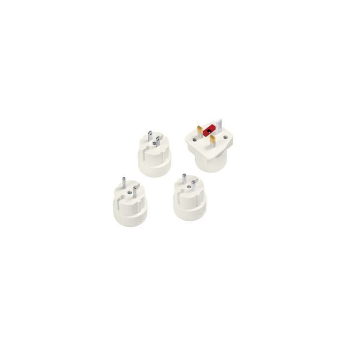 LogiLink Reise-Adapter-Set (EU/UK/US), weiß