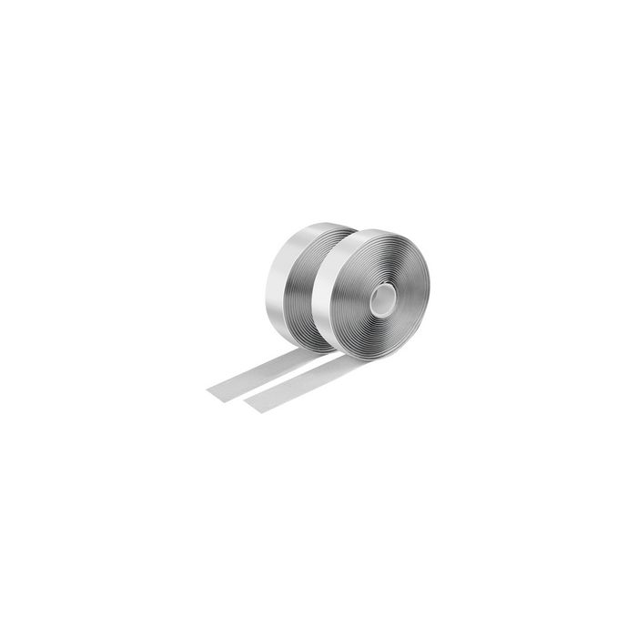 LogiLink Ruban auto-agrippant, set de 2, 25 mm x 5 m, blanc